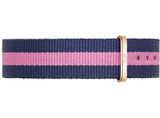 Daniel Wellington Classy Winchester White Dial Two Tone NATO Strap Watch For Women - DW00100077