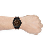 Fossil Bowman Chronograph Brown Dial Brown Leather Strap Watch for Men - FS5601