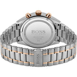 Hugo Boss Trophy Chronograph Grey Dial Two Tone Steel Strap Watch for Men - 1513634