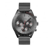 Hugo Boss Talent Chronograph Gunmetal Grey Dial Grey Mesh Bracelet Watch for Men - 1513637