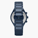 Maserati Stile Chronograph Blue Dial Blue Steel Strap Watch For Men - R8873642008
