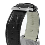 Hugo Boss Driver Chronograph Black Dial Black Leather Strap Watch for Men - 1512879