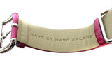 Marc Jacobs Amy Purple Dial Red Leather Strap Watch for Women - MBM1138