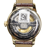 Tissot Le Locle Automatic Gold Dial Brown Leather Strap Watch For Men - T41.5.413.73
