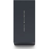 Daniel Wellington Petite Pressed Melrose Black Dial Rose Gold Mesh Strap Watch For Women - DW00100440