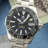 Tag Heuer Aquaracer Black Dial Watch for Men - WAY211A.BA0928