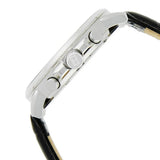 Tommy Hilfiger Keagan Quartz Grey Dial Black Leather Strap Watch for Men - 1791289