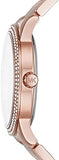 Michael Kors Tibby Multifunction Rose Gold Dial Rose Gold Steel Strap Watch For Women - MK6928