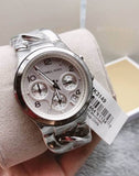 Michael Kors Runway Twist Silver Dial Silver Steel Strap Watch for Women - MK3149