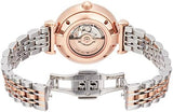 Emporio Armani Meccannico Gianni T-Bar Analog White Dial Two Tone Steel Strap Watch For Women - AR60019