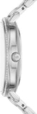 Michael Kors Pyper Analog Gray Dial Silver Steel Strap Watch For Women - MK4672
