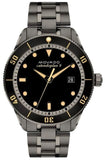 Movado Heritage Calendoplan Black Dial Silver Steel Strap Watch For Men - 3650095