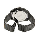 Hugo Boss Grandmaster Chronograph Black Dial Black Steel Strap Watch for Men - 1513885