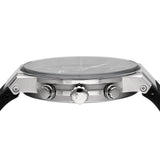 Salvatore Ferragamo Sapphire Chrono Black Dial Black Silicone Strap Watch for Men - SFME00121