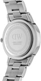 Daniel Wellington Iconic Link Emerald Green Dial Silver Steel Strap Watch For Men - DW00100427
