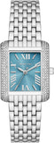 Michael Kors Emery Analog Three Hand Blue Dial Silver Steel Strap Watch for Women - MK4829