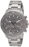 Fossil Bannon Multifunction Chronograph Grey Dial Grey Steel Strap Watch for Men - BQ2491