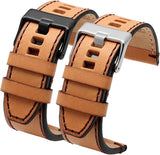 Diesel Mega Chief Chronograph Black Dial Brown Leather Strap Watch For Men - DZ4476