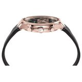 Salvatore Ferragamo Sapphire Chrono Black Dial Black Rubber Strap Watch for Men - SFME00721
