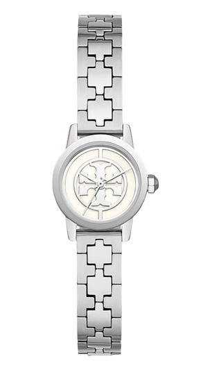 Tory Burch Reva Silver Dial Silver Steel Strap Watch for Women - TBW4044