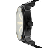 Diesel Mr. Daddy 2.0 Chronograph Black Dial Black Steel Strap Watch For Men - DZ7435