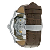 Tissot Luxury Powermatic 80 Silver Dial Brown Leather Strap Watch For Men - T086.407.16.031.00