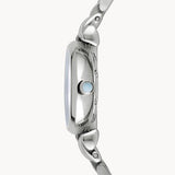 Emporio Armani Gianni Blue Dial Silver Steel Strap Watch For Women - AR1961