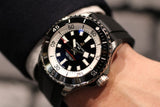 Breitling Superocean Automatic 46 Black Dial Black Rubber Strap Watch for Men - A17378211B1S1