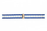 Marc Jacobs Rock Chronograph White Dial Two Tone Silicone Strap Watch for Women - MBM2594