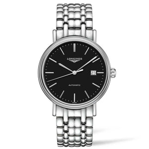Longines Presence 38.5mm Automatic Stainless Steel Watch for Men - L4.921.4.52.6