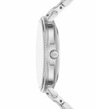 Michael Kors Pyper Analog Gray Dial Silver Steel Strap Watch For Women - MK4672