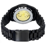 Citizen Tsuyosa Automatic Camouflage Black Dial Black Steel Strap Watch For Men - NJ0155-87E