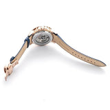 Maserati Automatic Blue Dial Blue Leather Strap Watch For Men - R8821119005