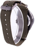 Seiko 5 Sport Automatic Black Dial Green Nylon Strap Watch For Men - SRPD65K4