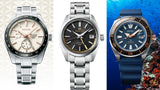 Seiko Presage Sharp Edged Series Automatic GMT Champagne Dial Silver Steel Strap Watch For Men - SPB273J1