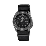 Seiko 5 Sports Automatic Black Dial Black NATO Strap Watch For Men - SRPD79K1