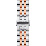 Tissot T Classic Tradition White Dial Two Tone Mesh Bracelet Watch For Men - T063.610.22.037.01