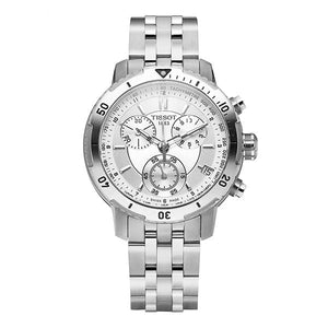 Tissot PRS 200 Chronograph Silver Dial Watch For Men - T067.417.11.031.00