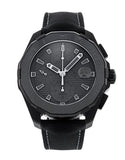 Tag Heuer Aquaracer Automatic Chronograph Special Edition Titanium Grey Dial Black Leather Strap Watch for Men - CAY218B.FC6370