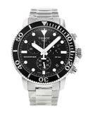 Tissot Seastar 1000 Chronograph Black Dial Silver Steel Strap Watch For Men - T120.417.11.051.00
