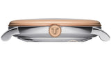 Tissot Carson Premium Powermatic 80 White Dial Two Tone Steel Strap Watch For Men - T122.407.22.031.01