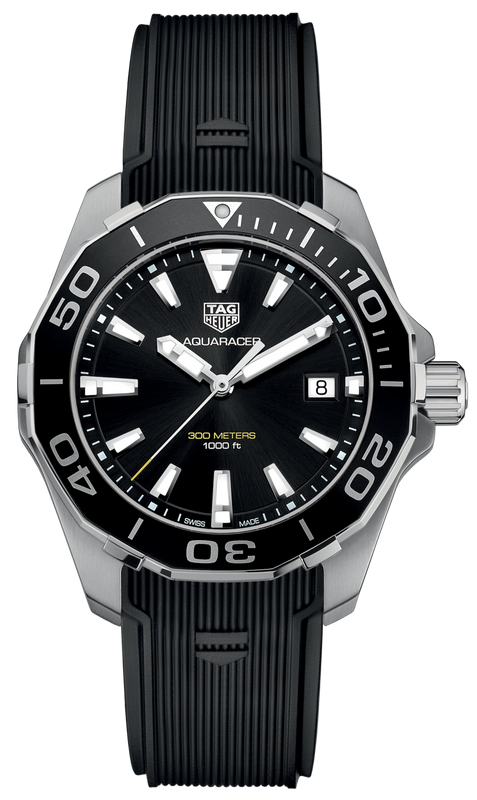 Tag Heuer Aquaracer Black Dial Watch for Men - WAY111A.FT6151