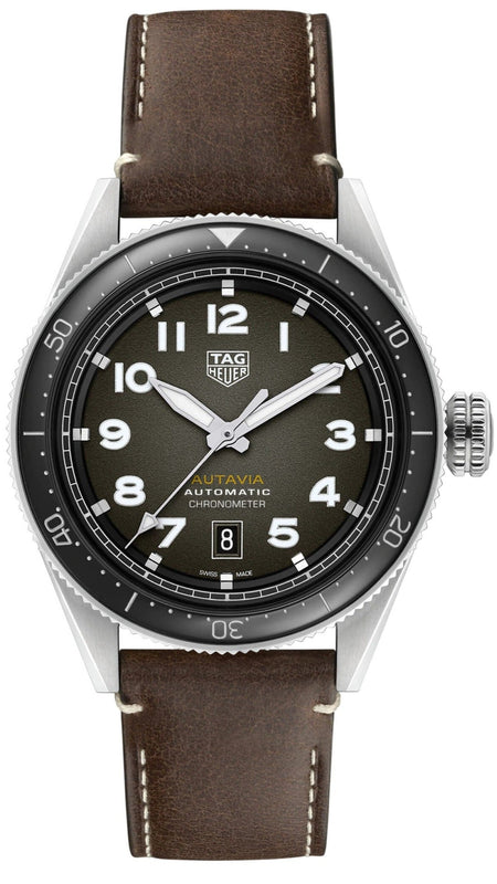 Tag Heuer Autavia Automatic Grey Dial Watch for Men - WBE5114.FC8266