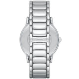 Emporio Armani Luigi Quartz Black Dial Silver Steel Strap Watch For Men - AR2499