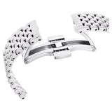 Swarovski Certa Crystals Silver Dial Silver Steel Strap Watch for Women - 5673022