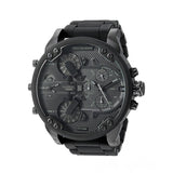 Diesel Mr Daddy 2.0 Chronograph Black Dial Black Steel Strap Watch For Men - DZ7396