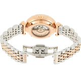 Emporio Armani Meccannico Gianni T-Bar Analog White Dial Two Tone Steel Strap Watch For Women - AR60019