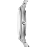 Michael Kors Slim Runway Silver Dial Silver Steel Strap Watch For Women - MK4502