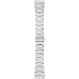 Fossil Retro Digital Silver Dial Silver Steel Strap Watch for Men - FS5844