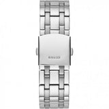 Guess Surge Chronograph Black Dial Silver Steel Strap Watch for Men - W1258G1